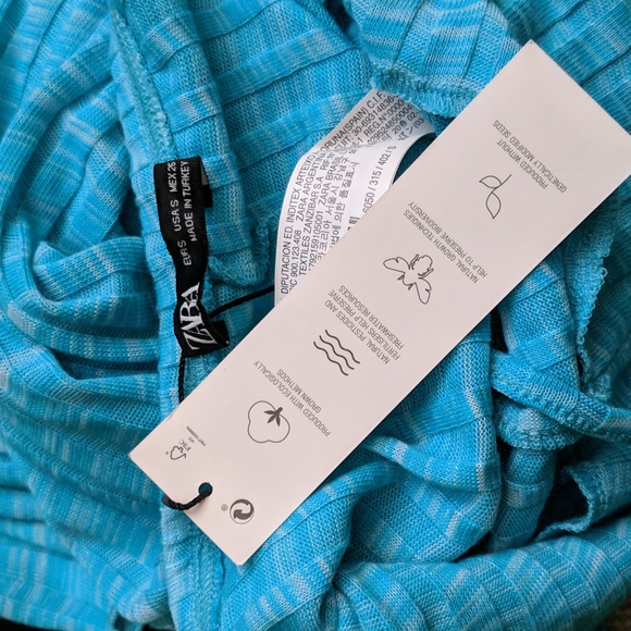 Zara ribbed halter flared jumpsuit - Picture 14 of 15